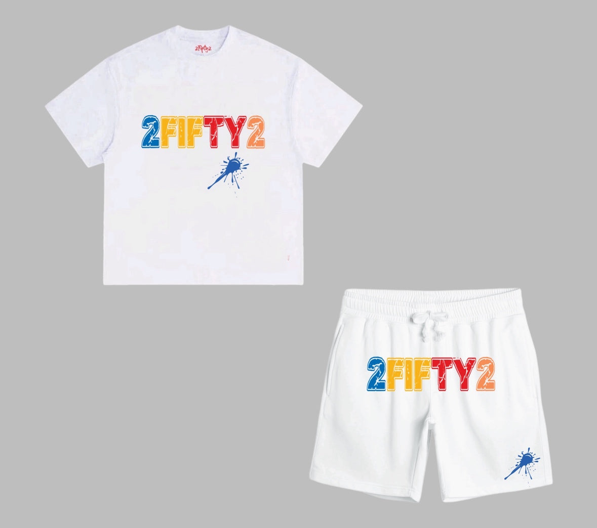Plus size Men’s 252 Splash summer sweat shorts