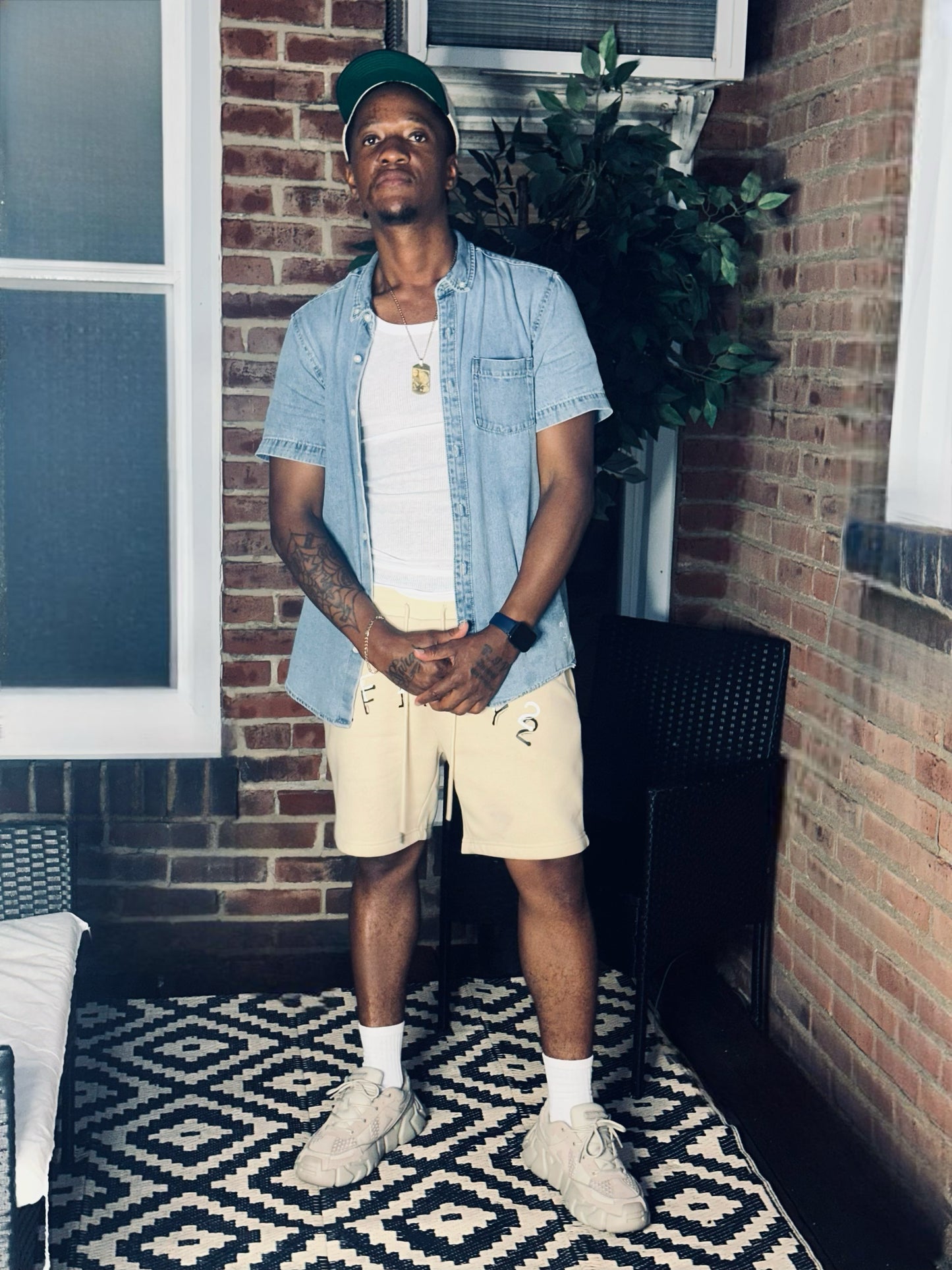 Men’s denim button down shirt by The 2Fifty2 Brand