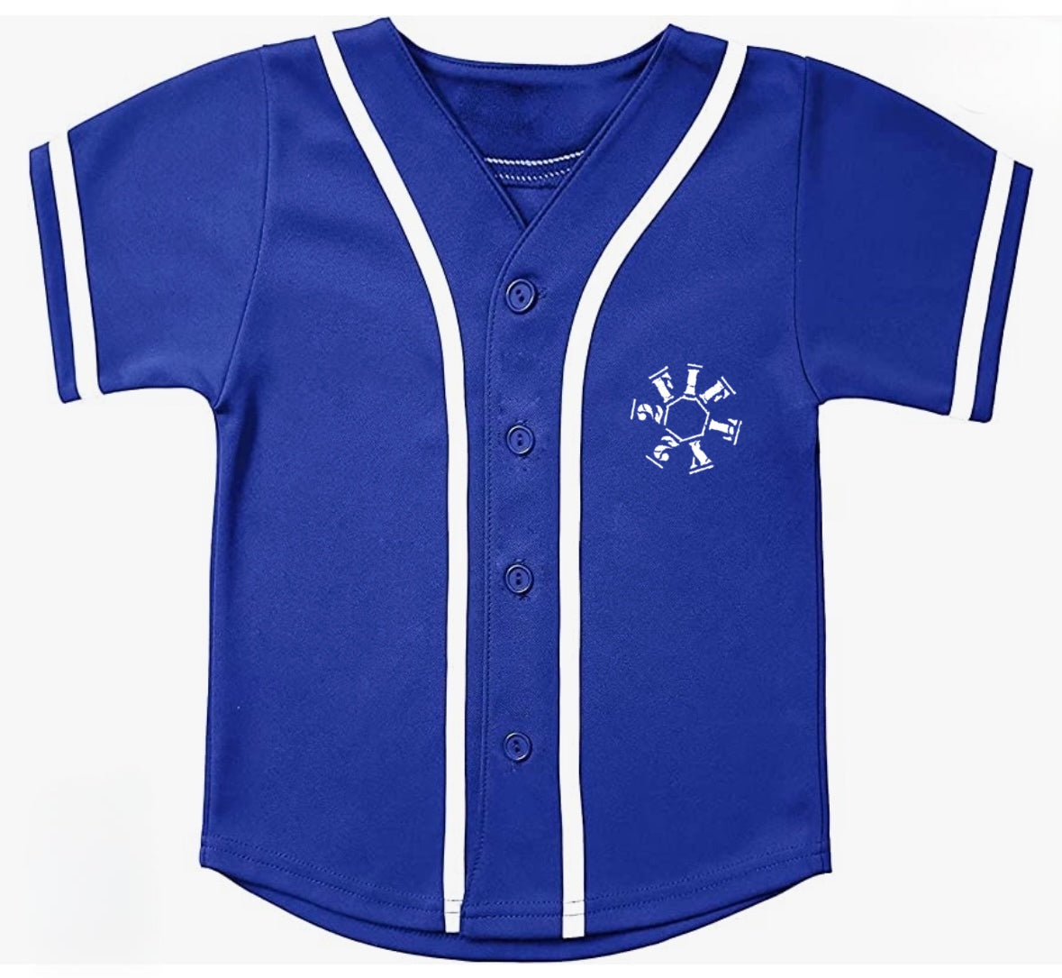 Kids Unisex Casual Sports Baseball Jersey