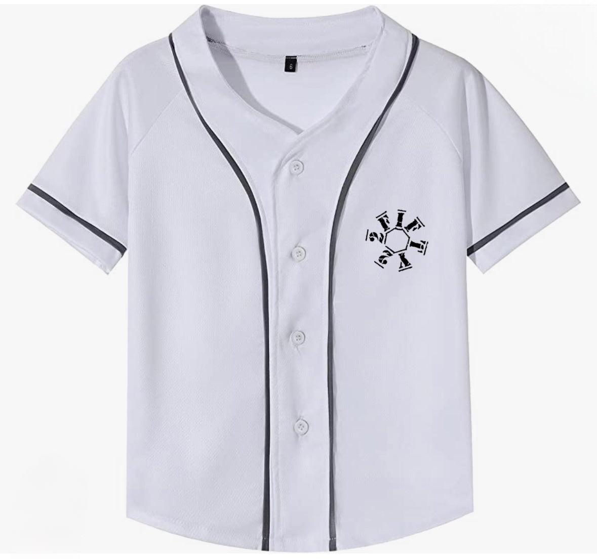 Kids Unisex Casual Sports Baseball Jersey