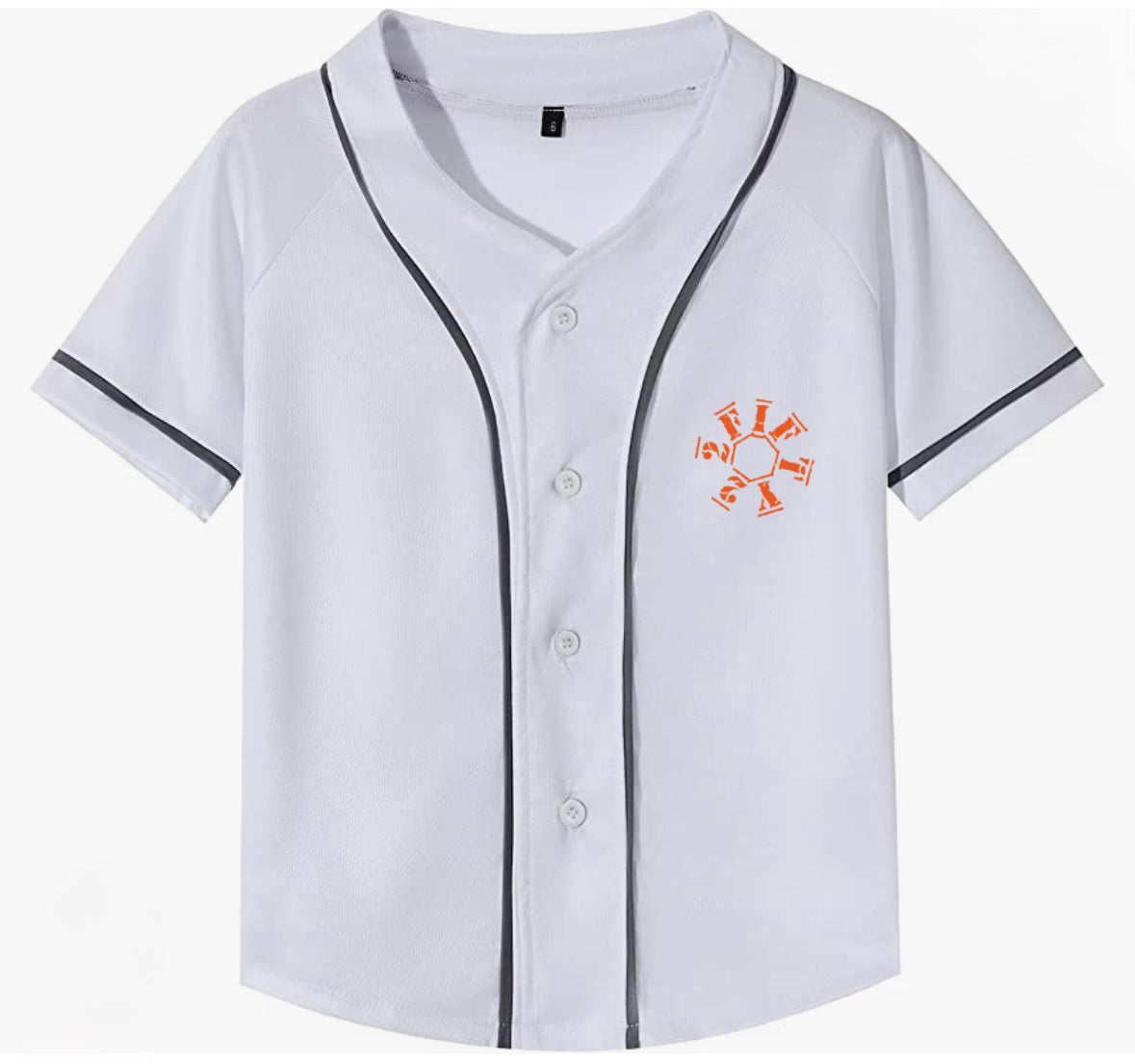 Kids Unisex Casual Sports Baseball Jersey