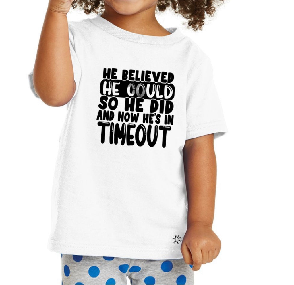 Graphic tee shirt for toddlers