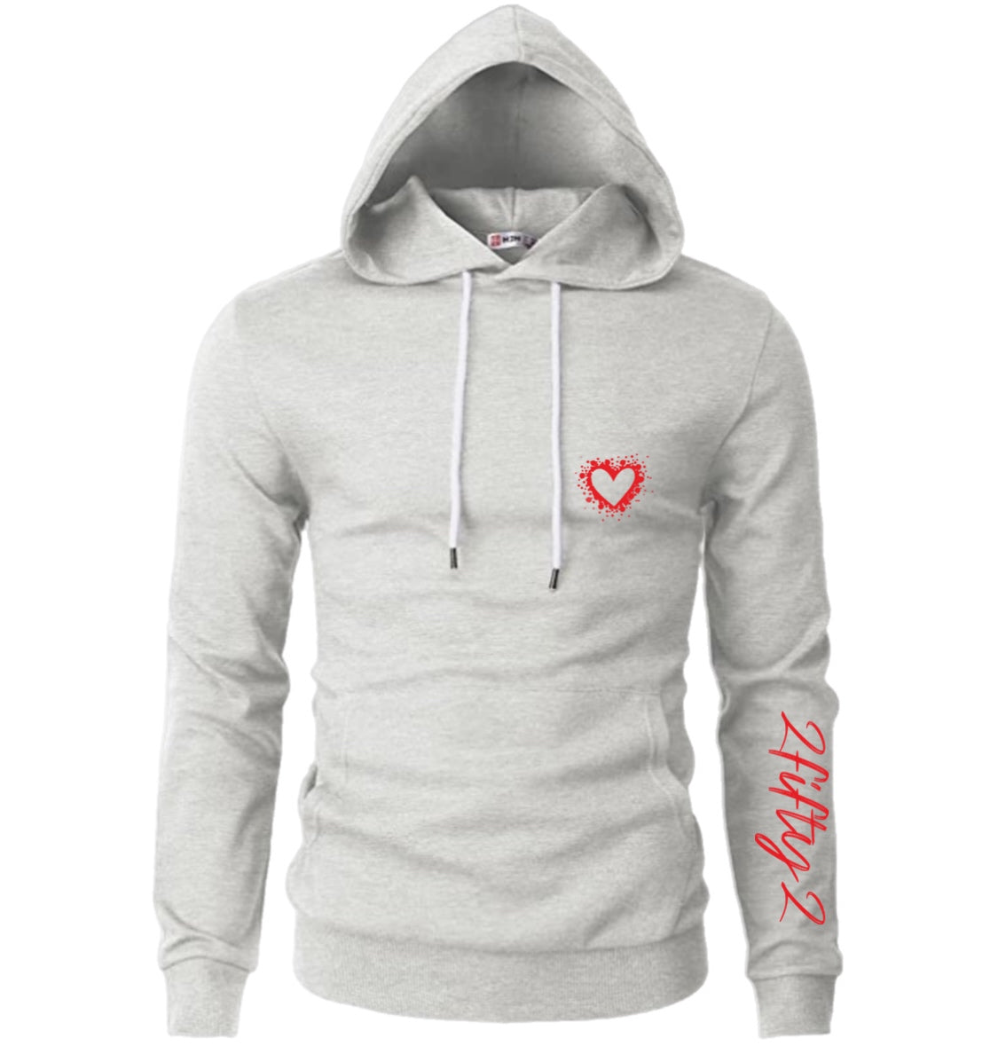 Mens Casual Slim Fit Double Cotton Fabric Long Sleeve Hoodie