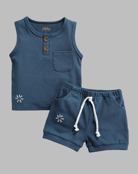 Infant + Newborn 2Fifty2 brand tank top short set