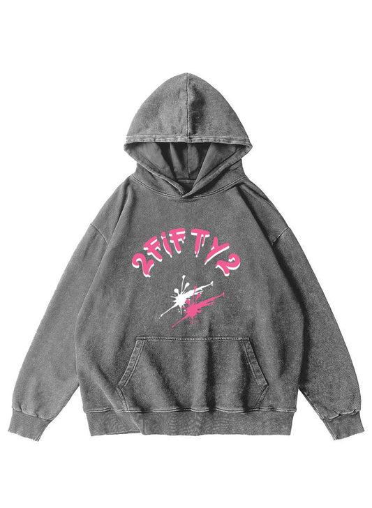 Plus size Women’s vintage acid wash hoodie by 2fifty 2