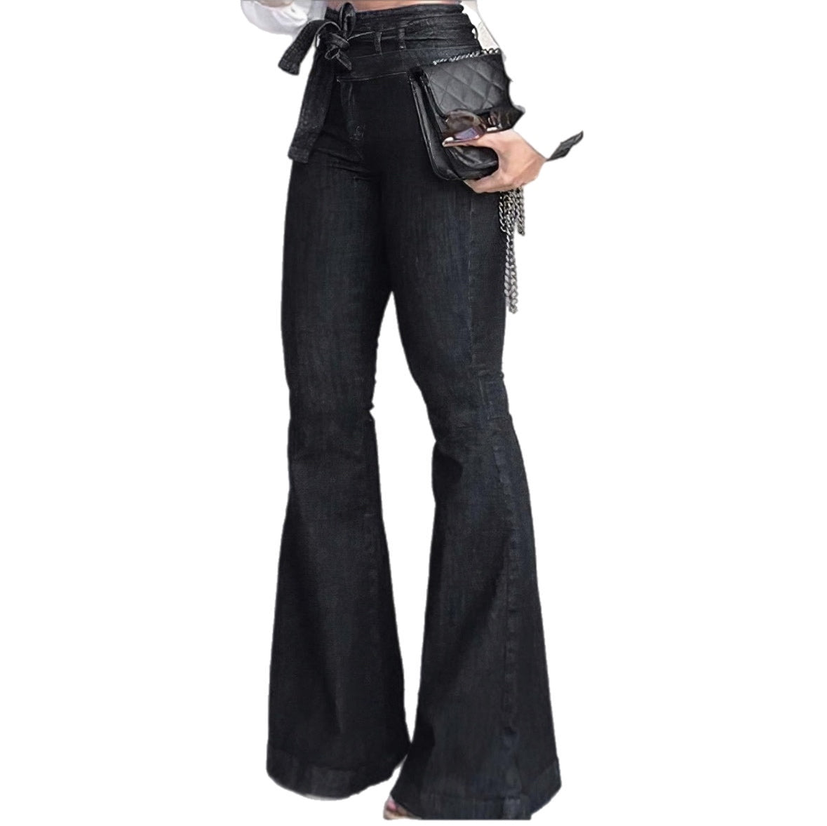 Women’s high waisted flare jeans