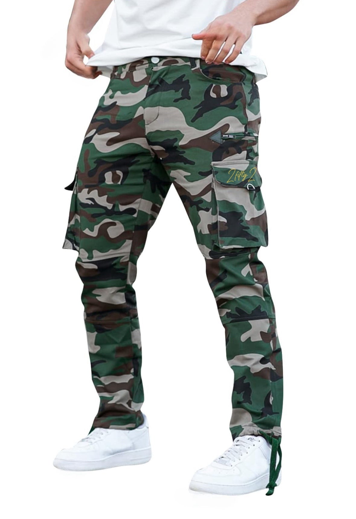 Men’s camo cargo pants (2)