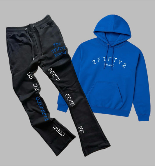Unisex 2 piece flare bottoms jogger sweatsuit
