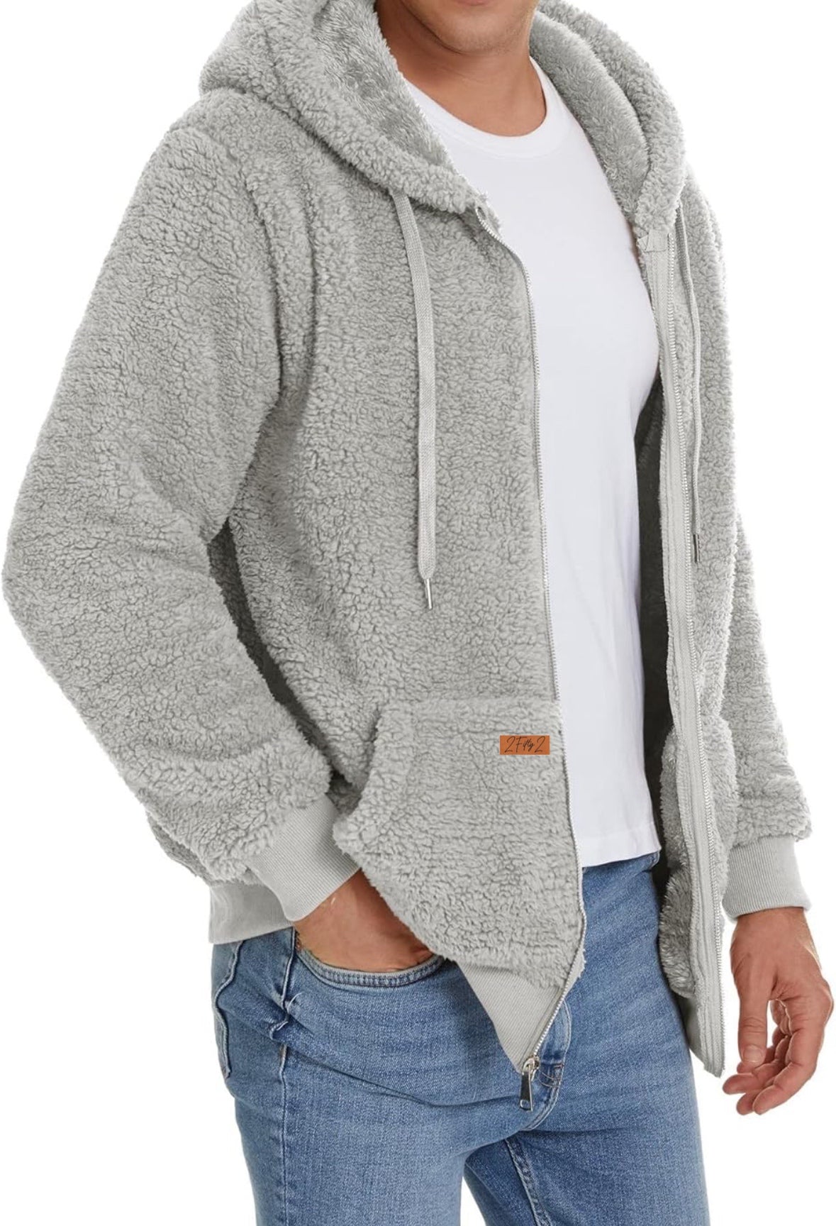 Men’s zip up Sherpa jacket