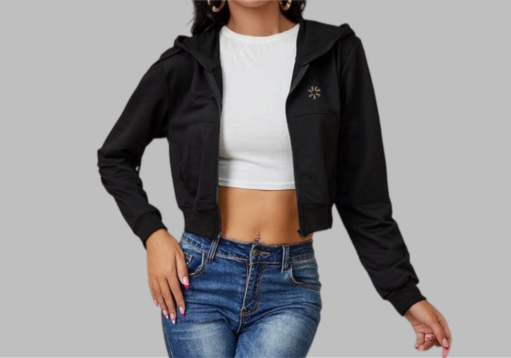 Women’s crop top 2fifty2  Brand hoodie