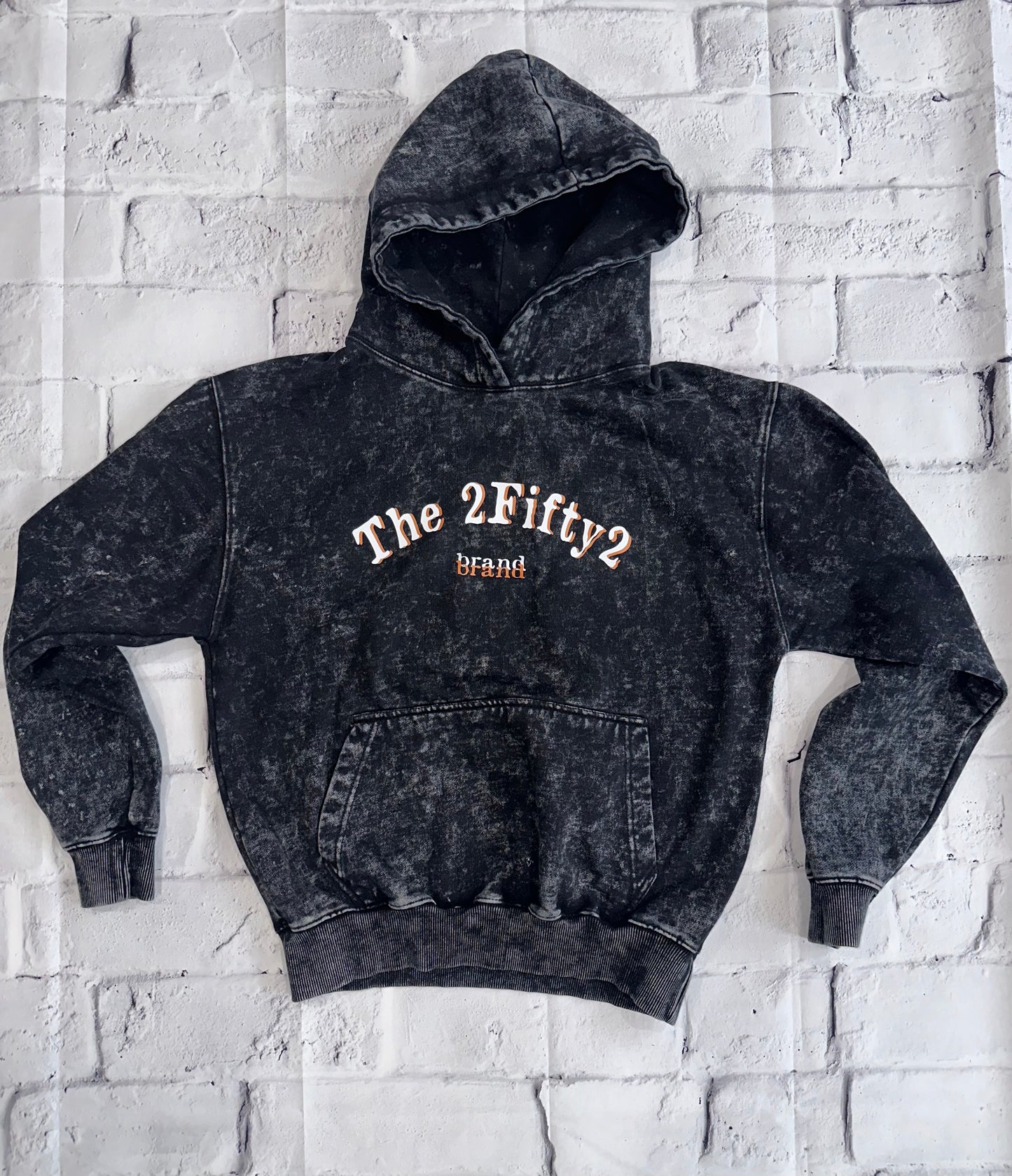 Unisex acid wash hoodie by the 2fifty2 brand