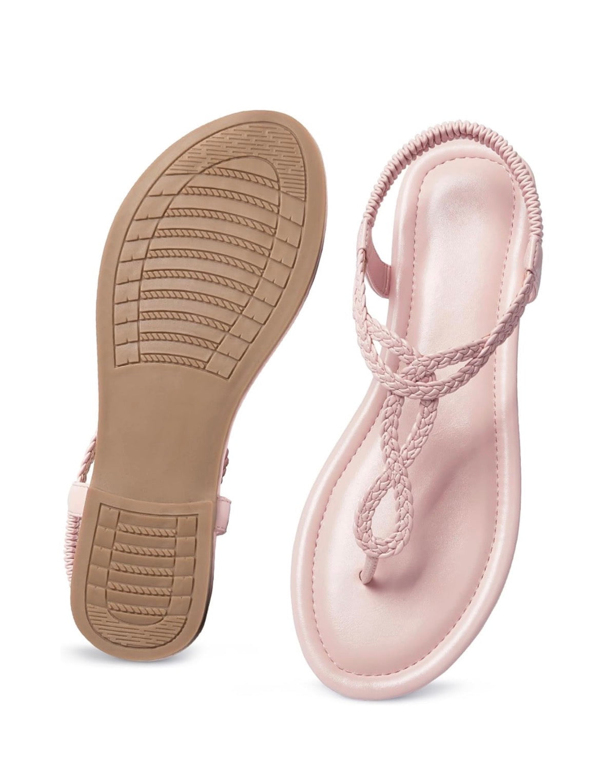 Women’s Flat Braided Thong Sandals