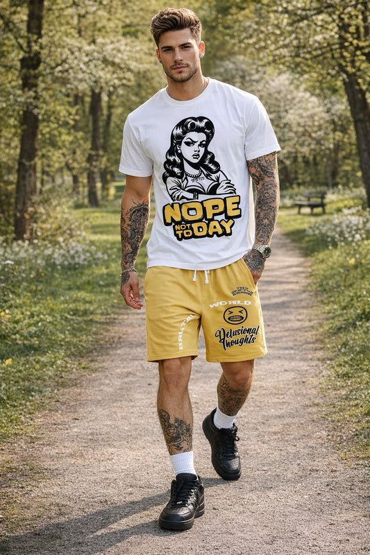 Men’s 2Fifty2 Brand Nope Not Today short set