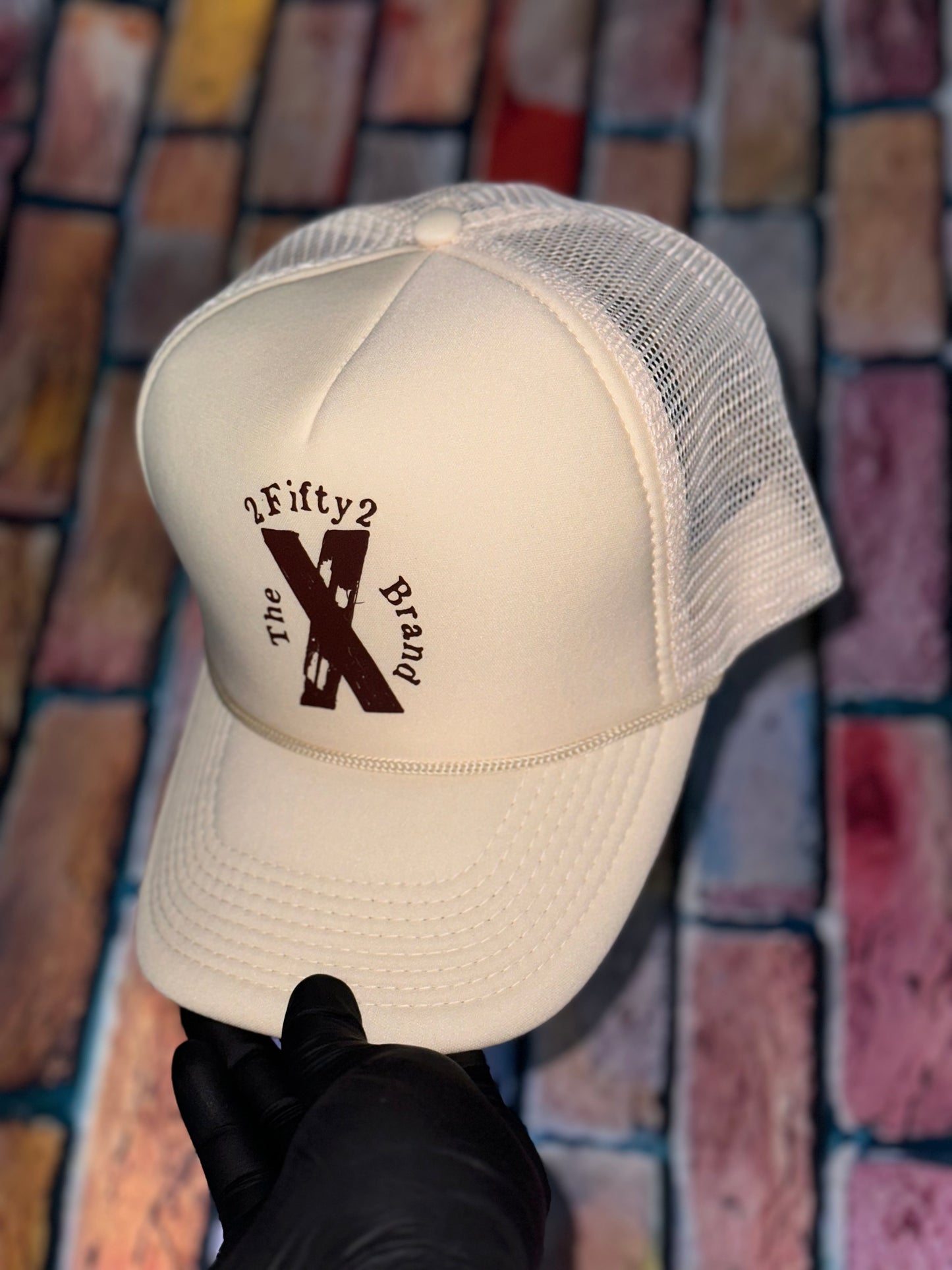 X mesh trucker hat