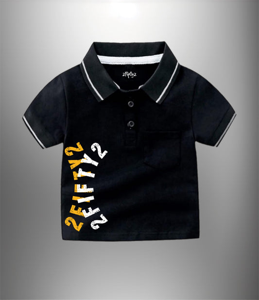 Toddler button down polo shirt