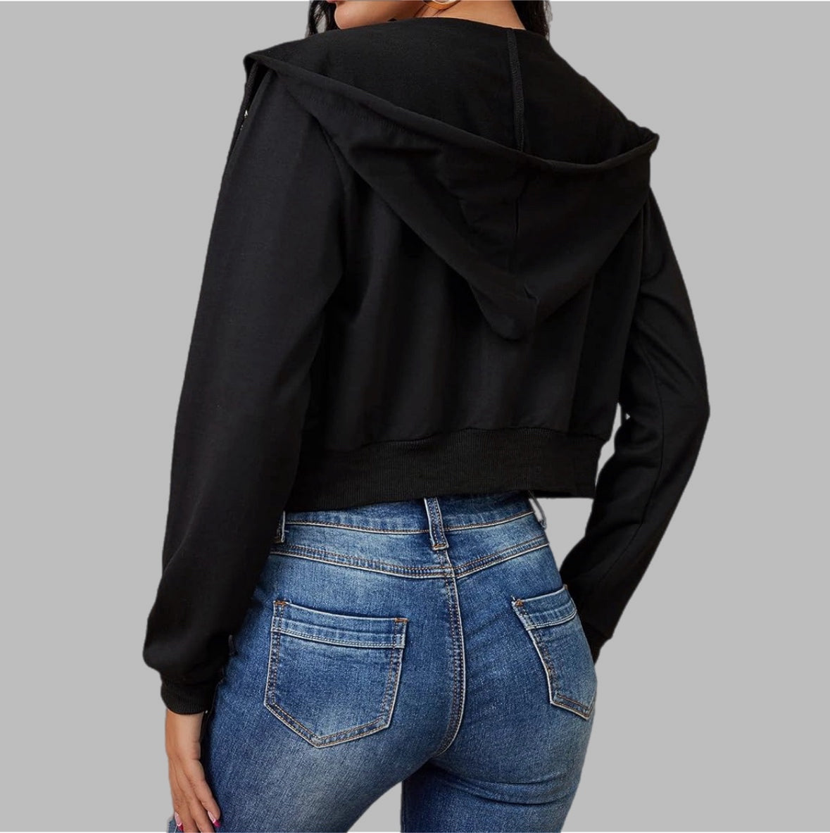 Women’s crop top 2fifty2  Brand hoodie