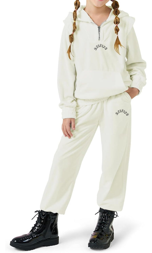 Girl’s 2 piece velour sweatsuit by 2fifty2