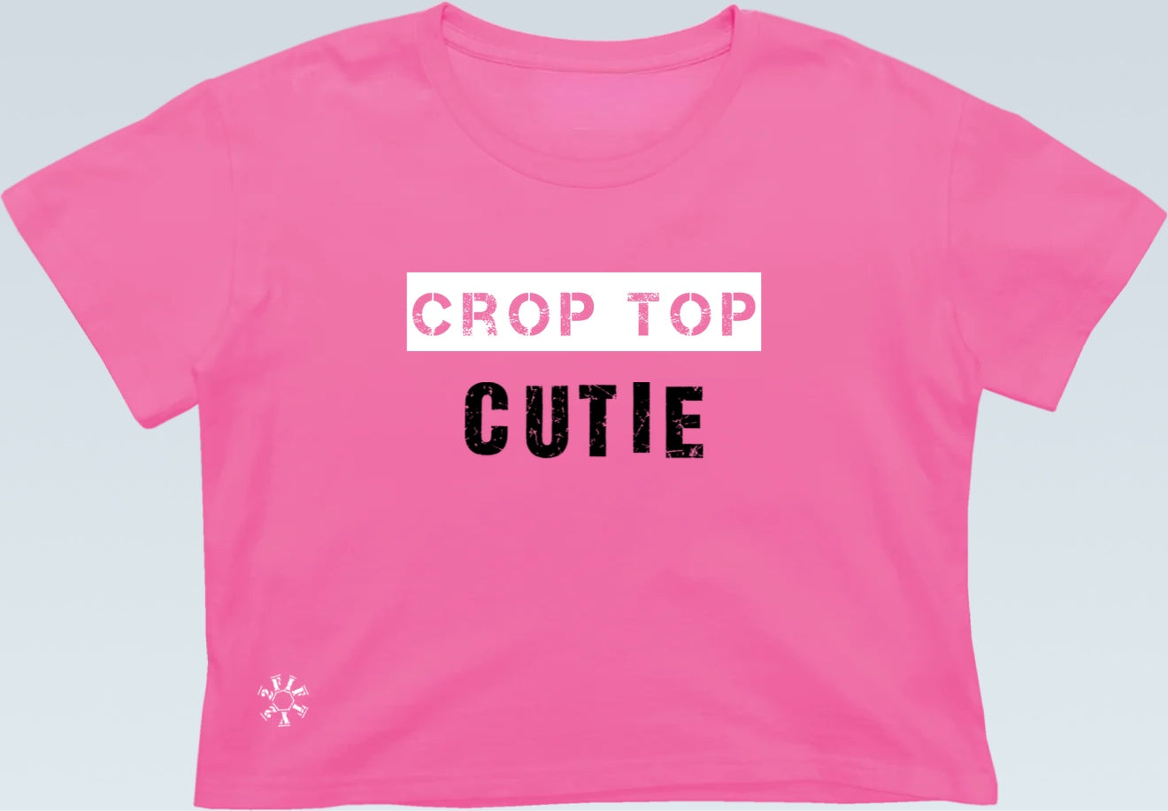 Girl’s crop top cutie tee