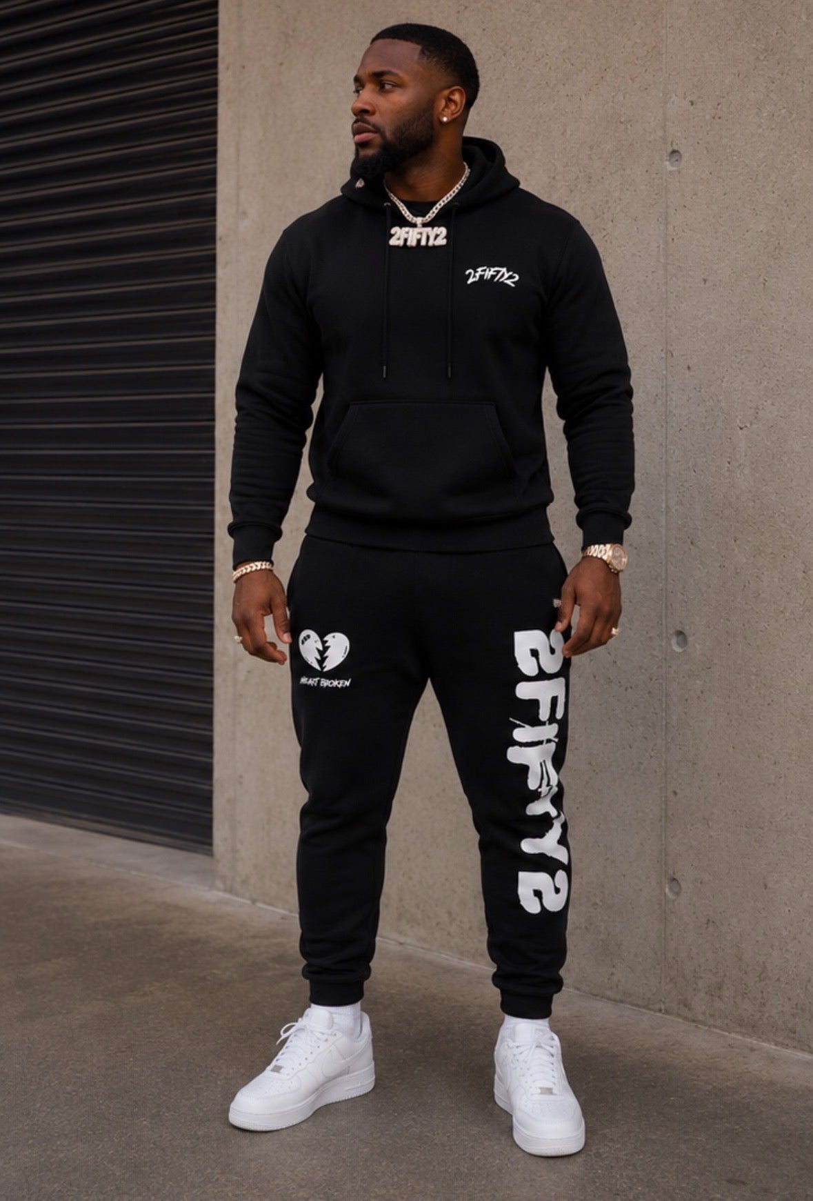 2 piece Sweatsuit Jogger set for men