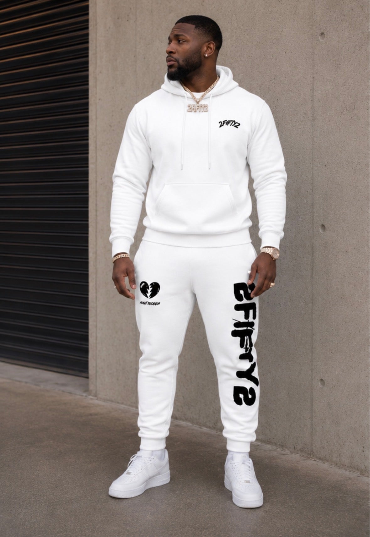 2 piece Sweatsuit Jogger set for men