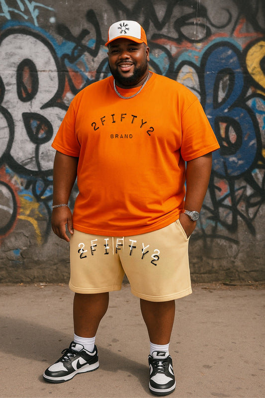 Plus size Men’s 2Fifty2 Brand short set