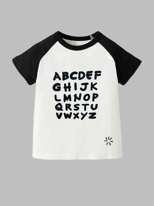 Unisex Toddler alphabet tee shirt