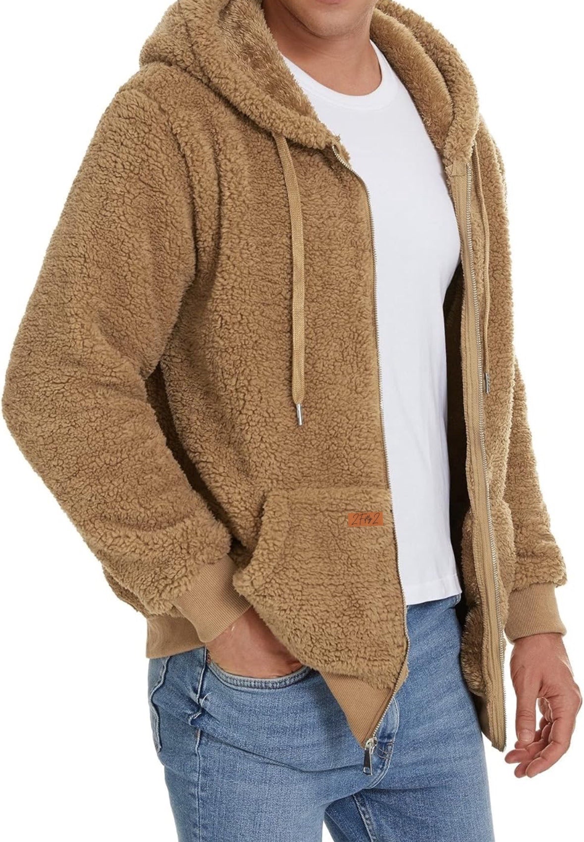 Men’s zip up Sherpa jacket