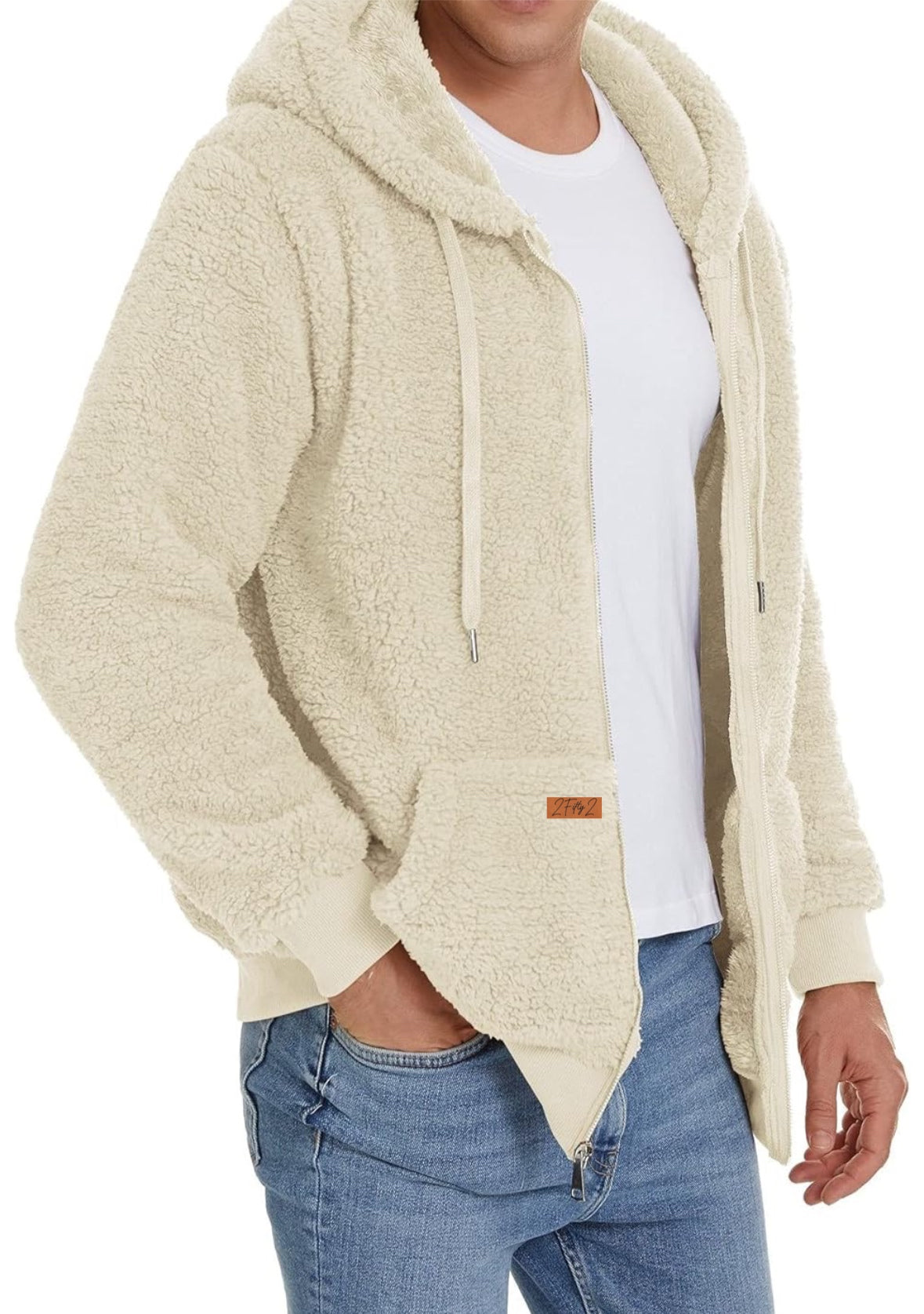 Men’s zip up Sherpa jacket