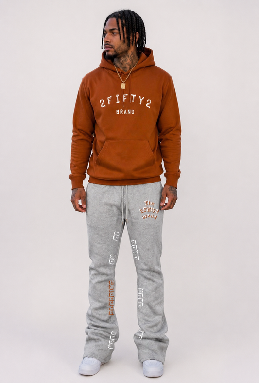 Men's 2 piece flare bottoms jogger sweatsuit