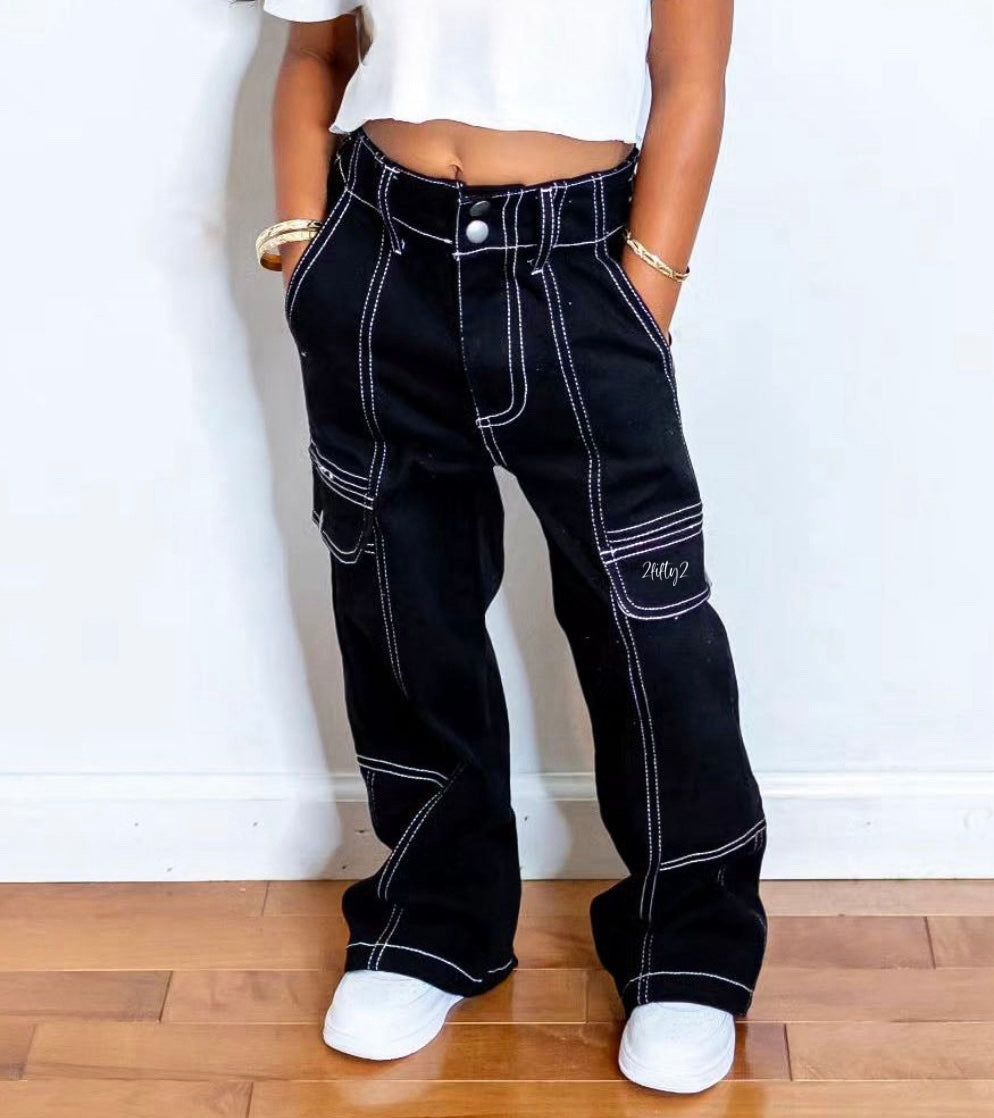 Youth girls cargo pants by the 2fifty2 brand