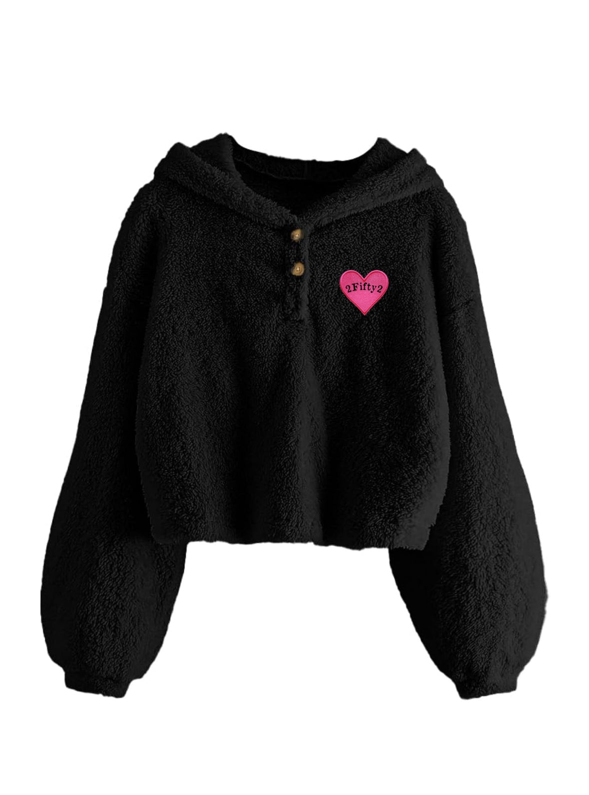 Girls pullover Sherpa hoodie