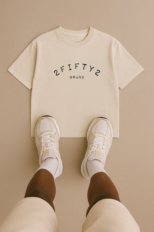 Plus size Men’s 2Fifty2 Brand beige acid wash tee