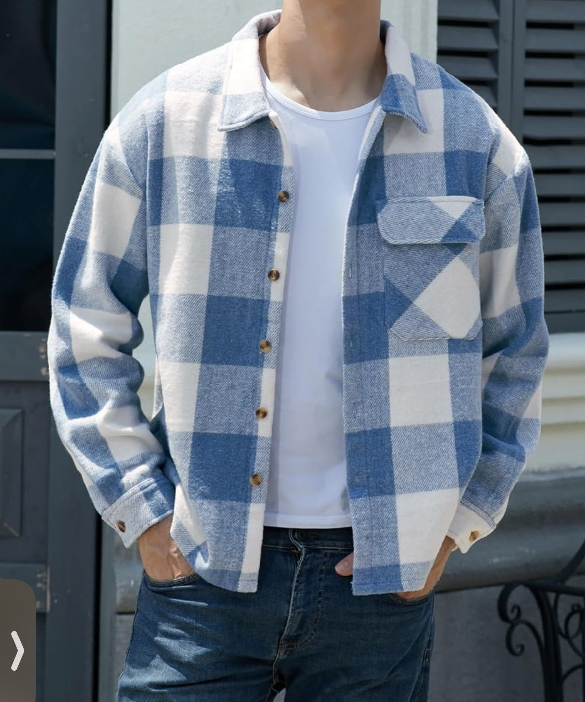 Mens flannel jacket by the 2fifty2 brand