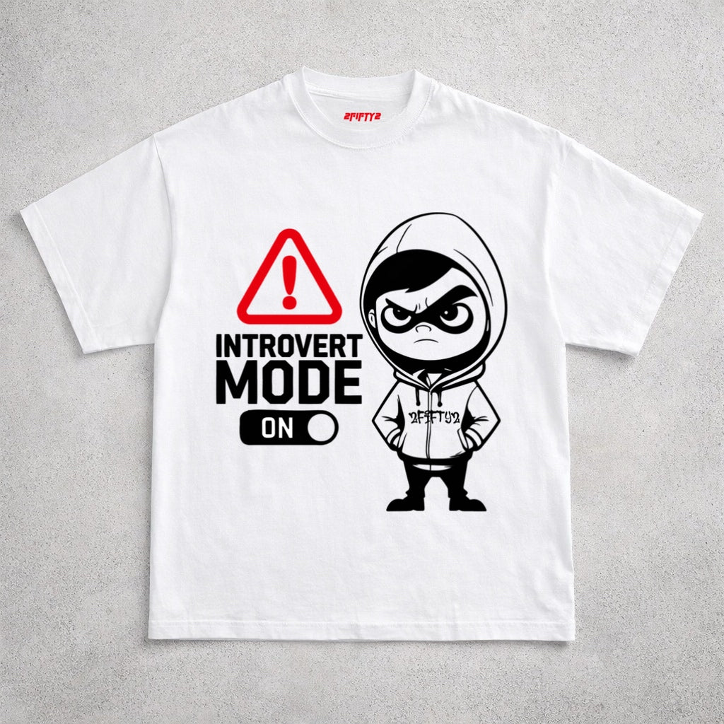 Women’s “Introvert mode” graphic t-shirt