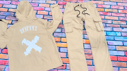 Mens 2 piece cargo outfit