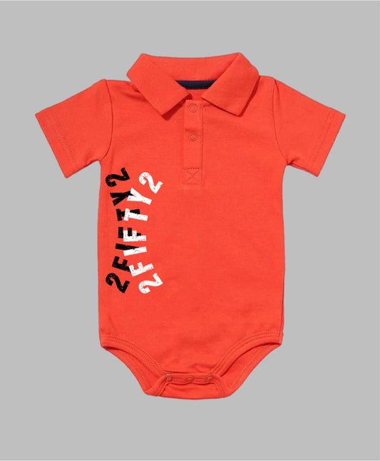 Infant + Newborn polo 2Fifty2 collard shirt