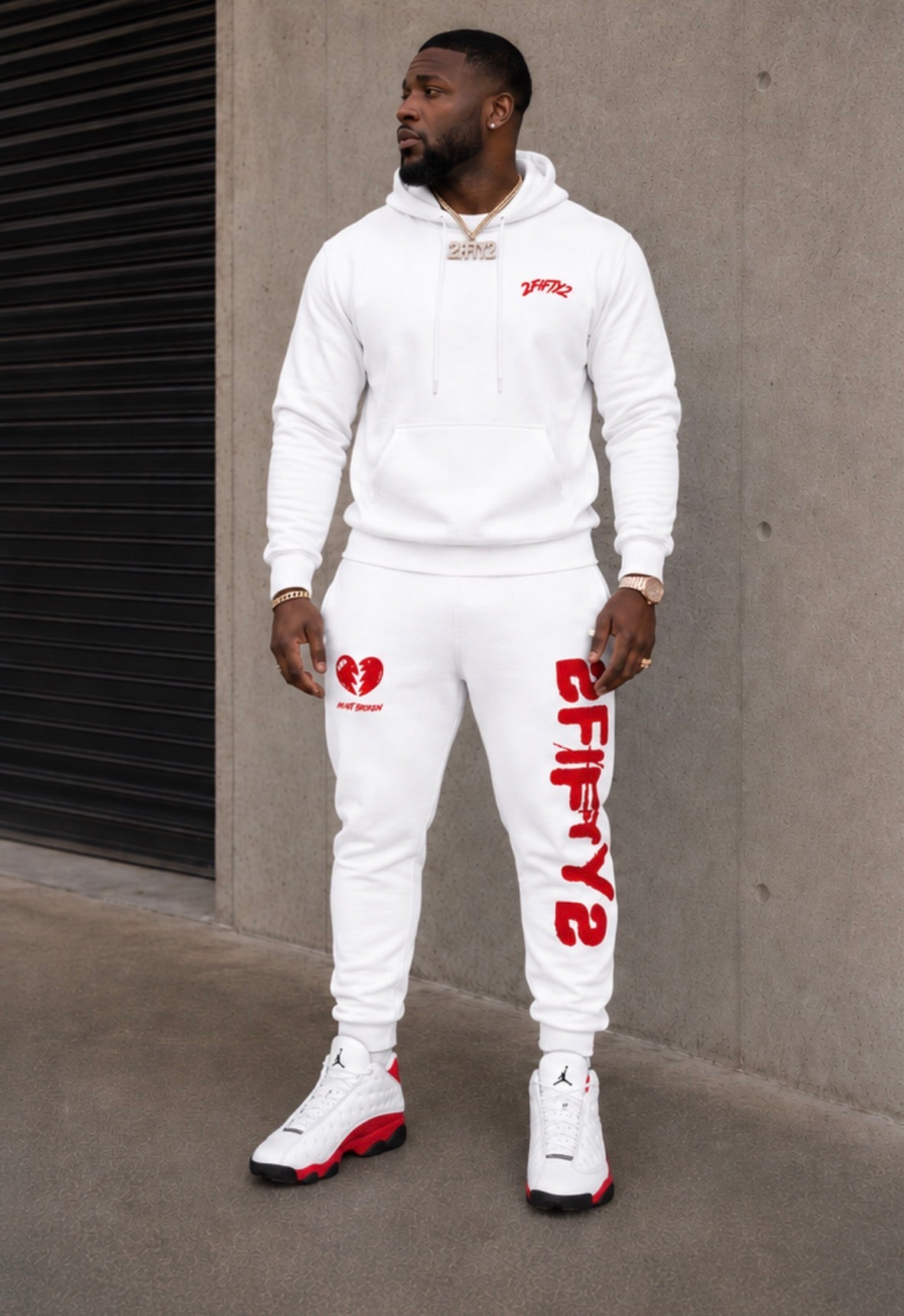 2 piece Sweatsuit Jogger set for men