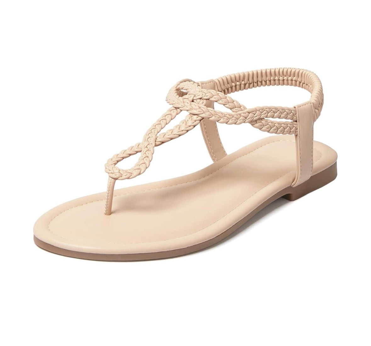 Women’s Flat Braided Thong Sandals