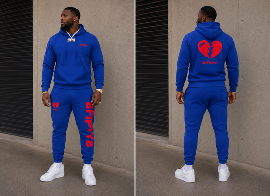 2 piece Sweatsuit Jogger set for men