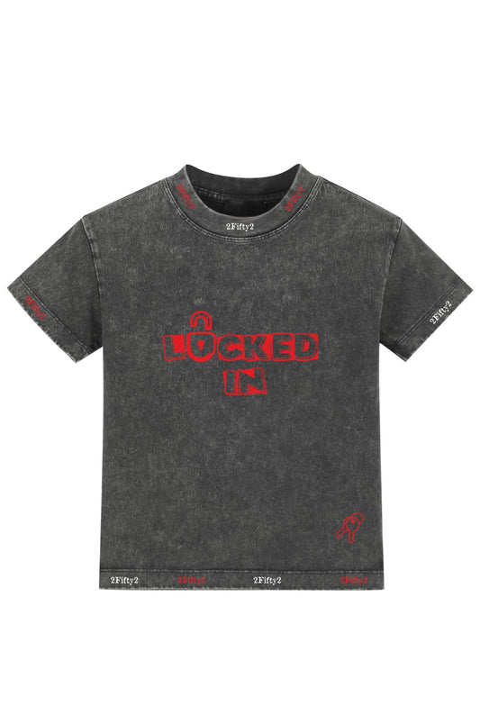 Kids vintage acid wash locked in tee by the 2fifty brand