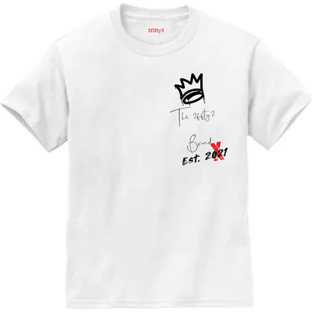 Boys White fashion graphic t-shirt