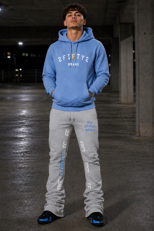 Unisex 2 piece flare bottoms jogger sweatsuit