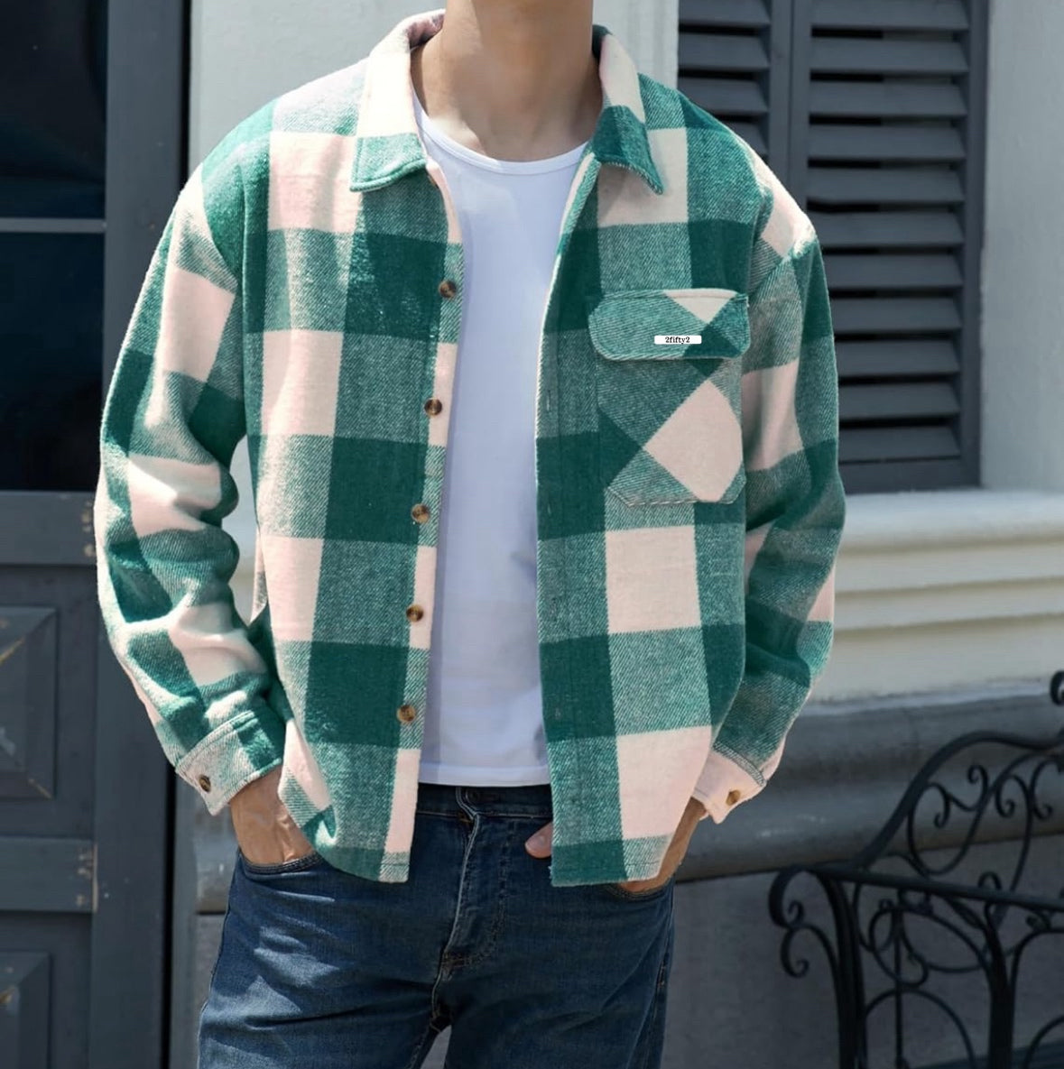 Mens flannel jacket by the 2fifty2 brand