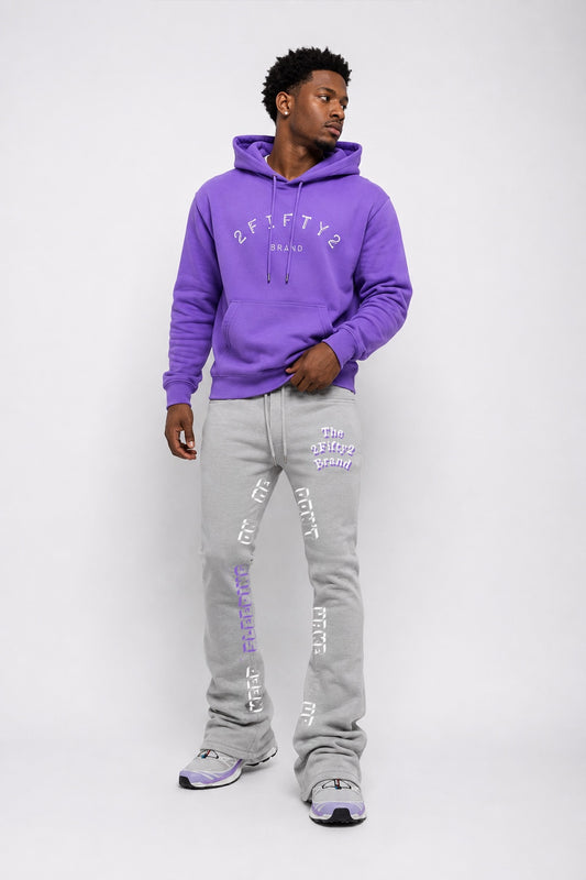 Men’s 2 piece flare bottoms jogger sweatsuit
