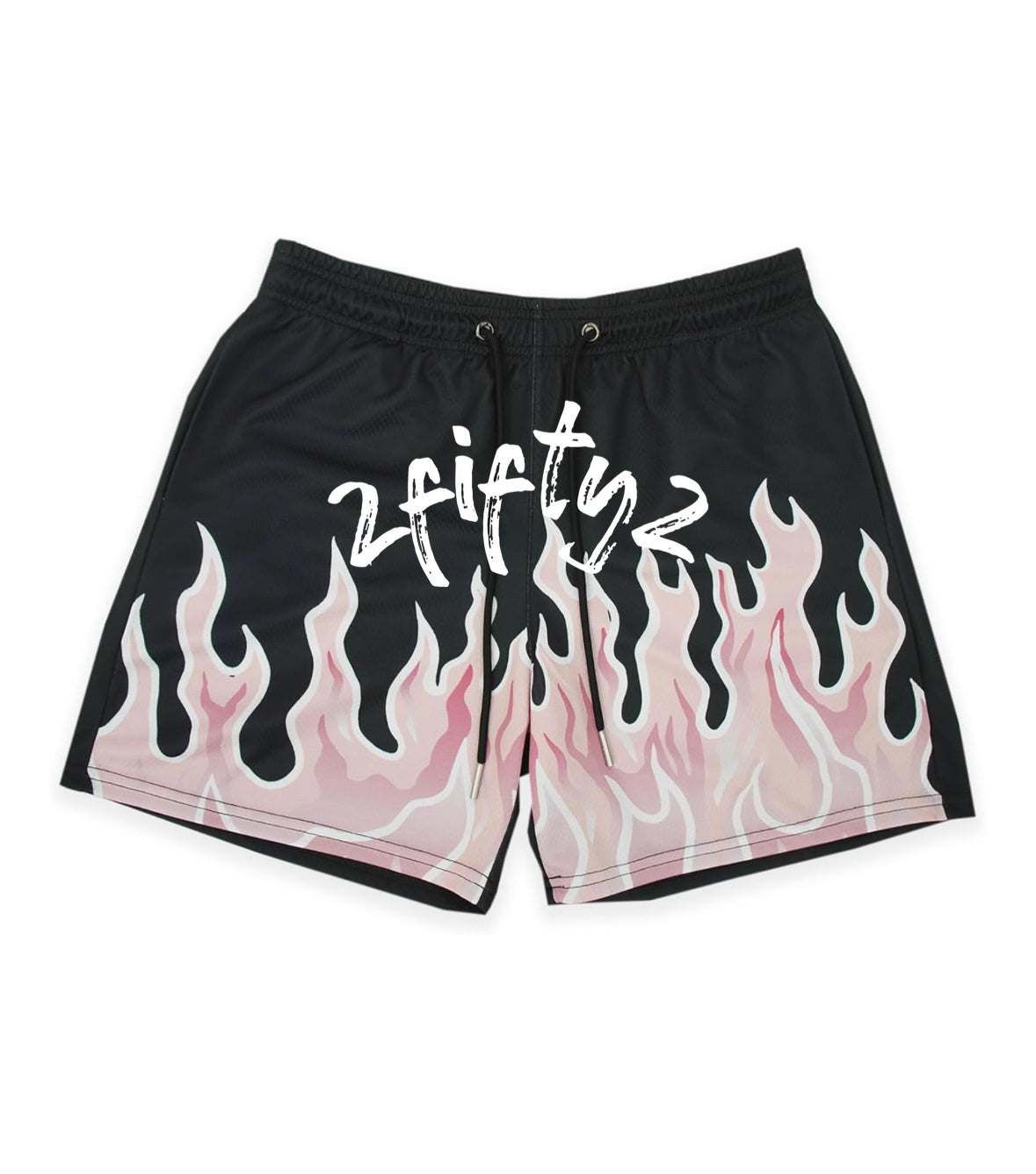 Men’s flame basketball shorts by the 2fifty2 brand