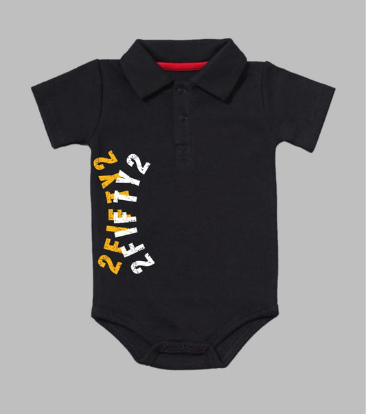 Infant + Newborn polo 2Fifty2 collard shirt