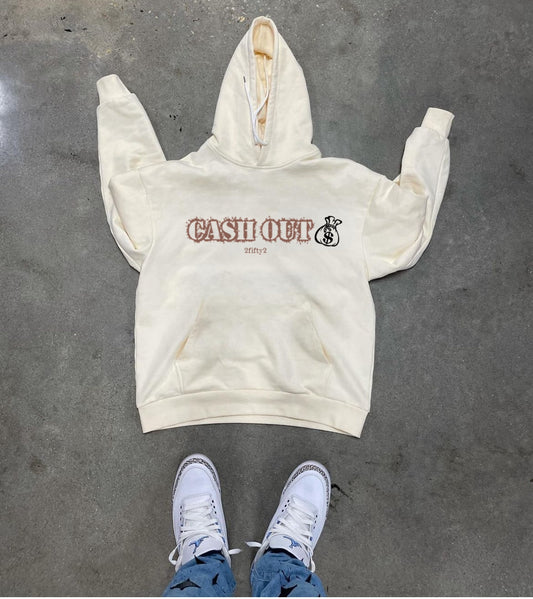 Pullover “cash out” hoodie