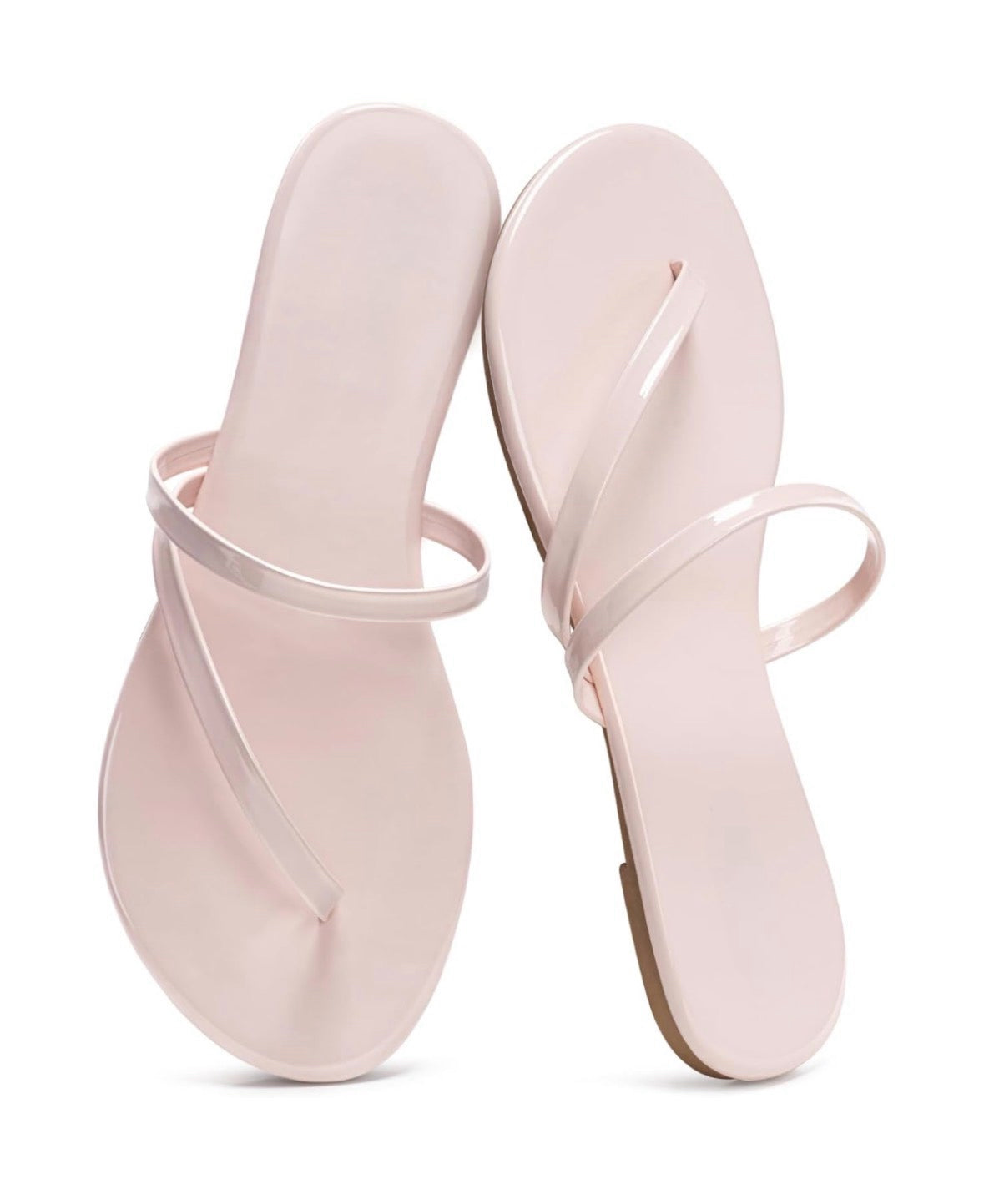 Woman’s Open Toe Flat Flip Flop Sandals with straps