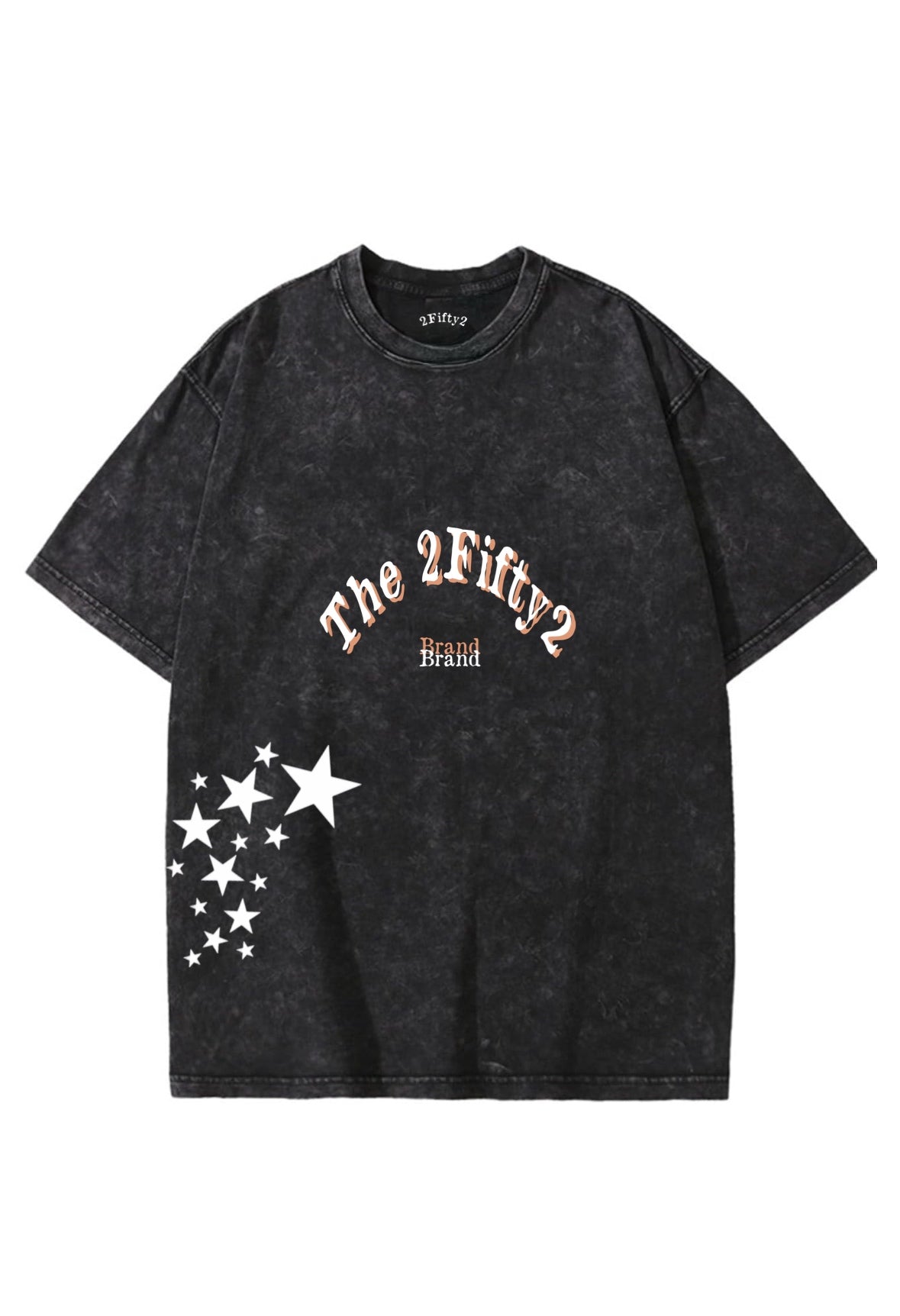 Mens vintage acid wash star tees by the 2fifty brand