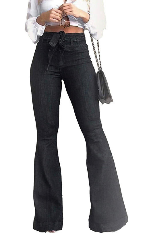 Women’s high waisted flare jeans